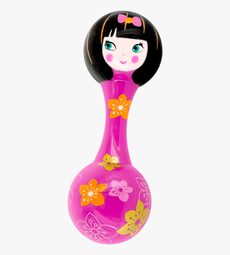 Maracas Clipart Pink - Japanese Dolls, Transparent Clipart