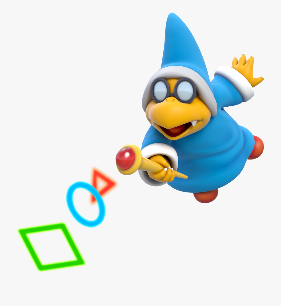 Super Mario Clipart Enemy - Super Mario Kamek, Transparent Clipart