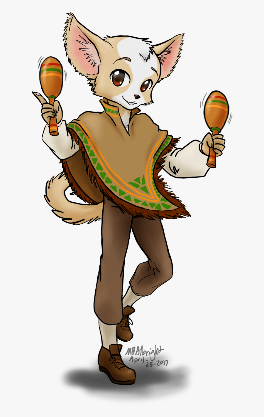 Maracas Clipart Maraca Spanish - Cartoon, Transparent Clipart