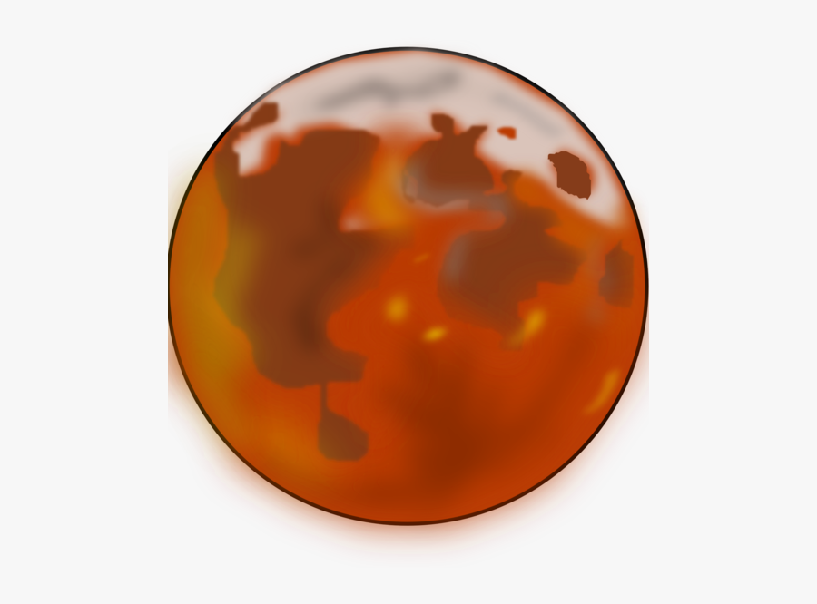 Planet Mars Earth Saturn Long Tail Keyword - Circle, Transparent Clipart