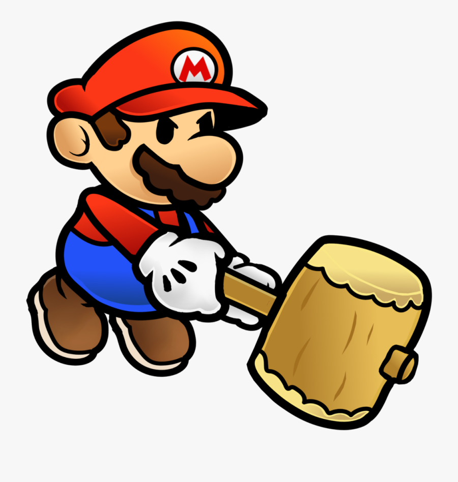 Super Mario Clipart Fist - Paper Sticker Star Png, Transparent Clipart