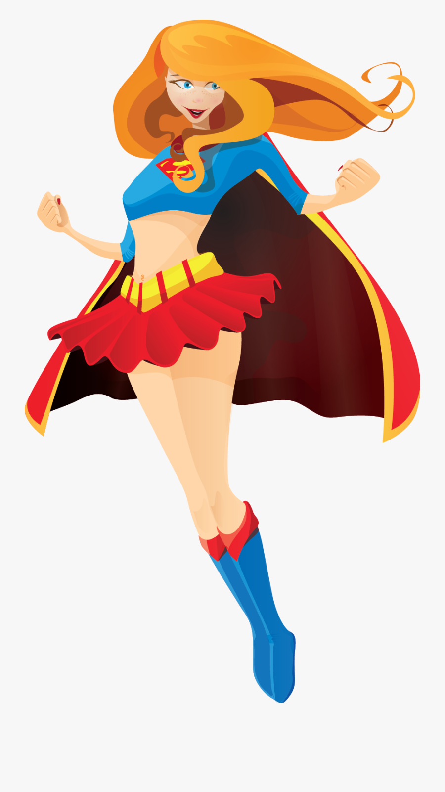 Free Superhero Clipart Downloads - Superhero Woman Png, Transparent Clipart
