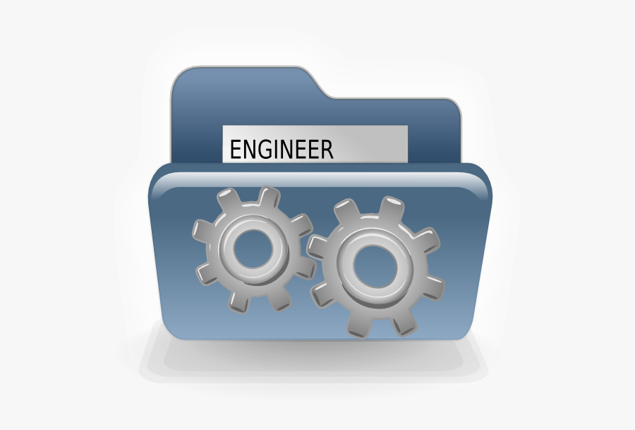 Engineering Folder Icon, Transparent Clipart