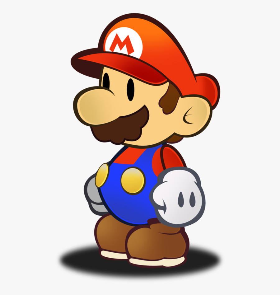Mario Paper Png, Transparent Clipart