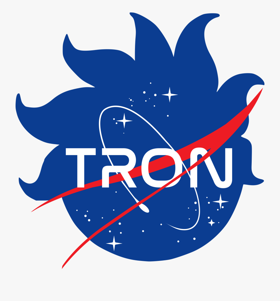 Image Of Tron Nasa Sticker - Nasa Insignia, Transparent Clipart