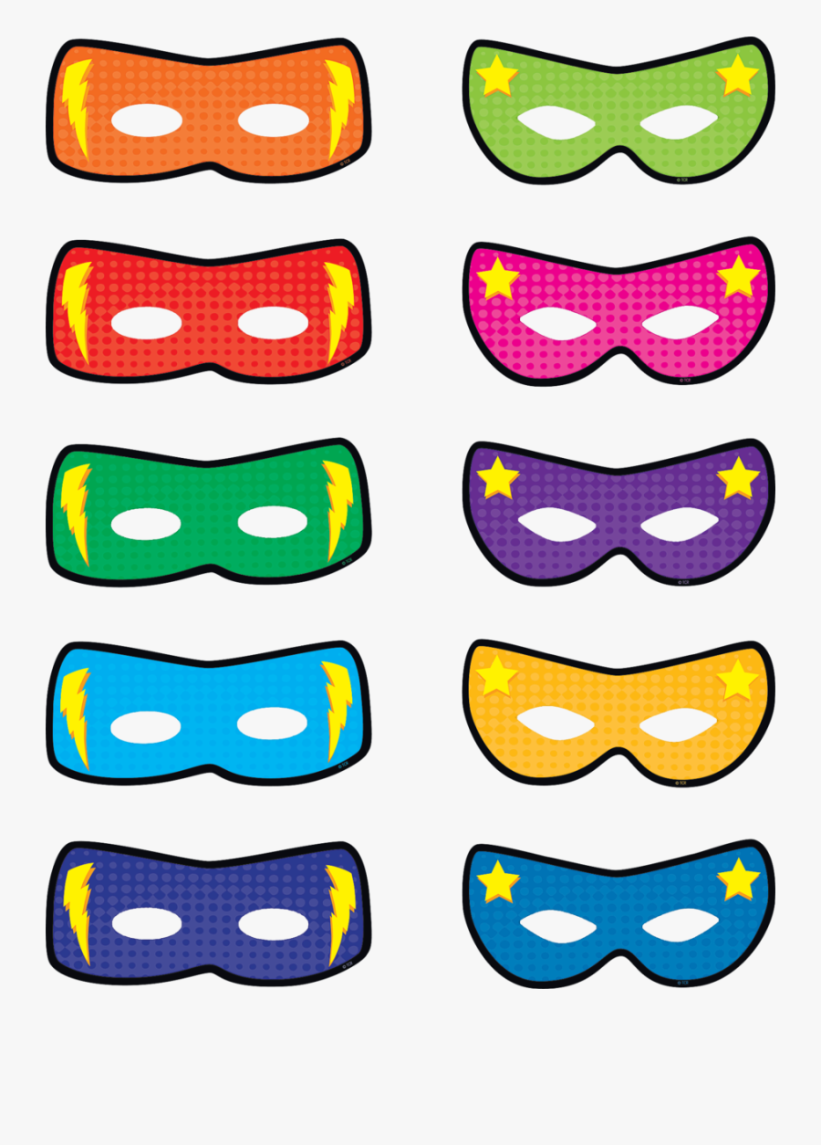 Superhero Masks Accents Image - Free Clipart Superhero Mask, Transparent Clipart