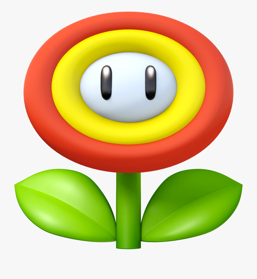 Super Mario Clipart Flower - Mario Kart Fire Flower, Transparent Clipart