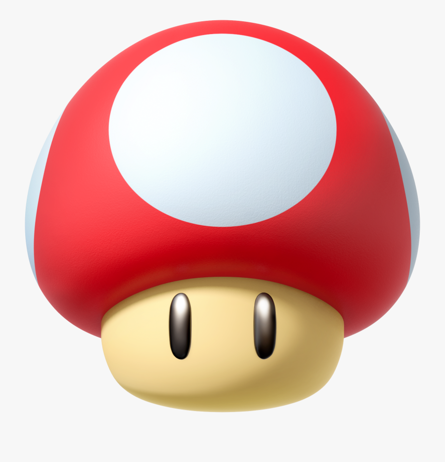 Super Mario Mushroom, Transparent Clipart