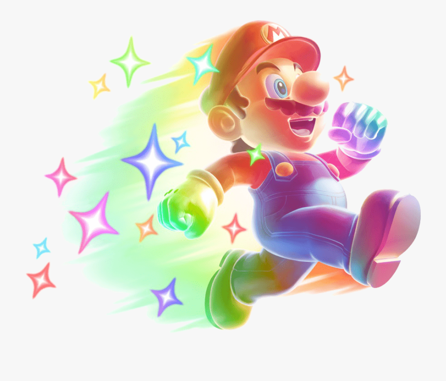 Mario Stars Transparent Png - Super Mario Bros Star Power, Transparent Clipart
