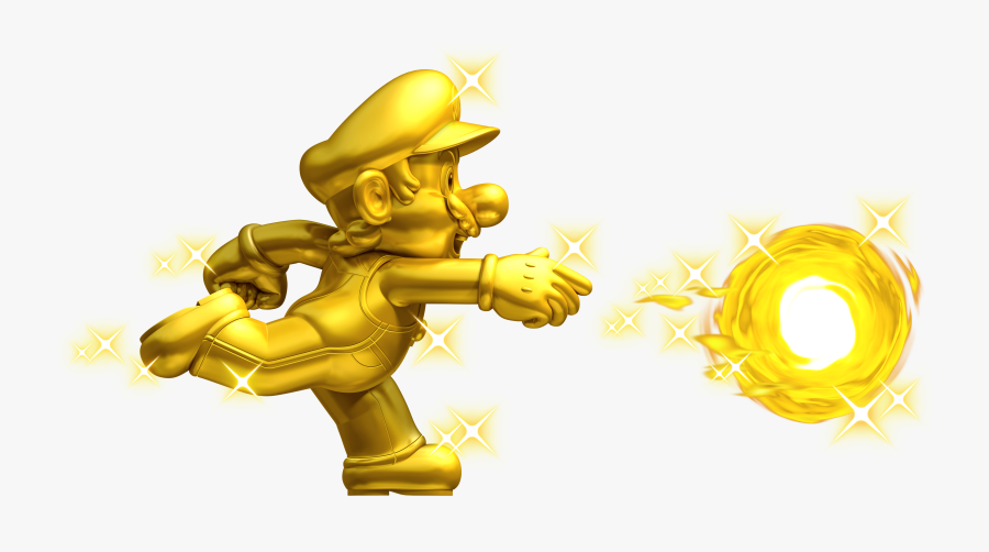 Gold Mario - New Super Mario Bros 2 Gold Mario, Transparent Clipart