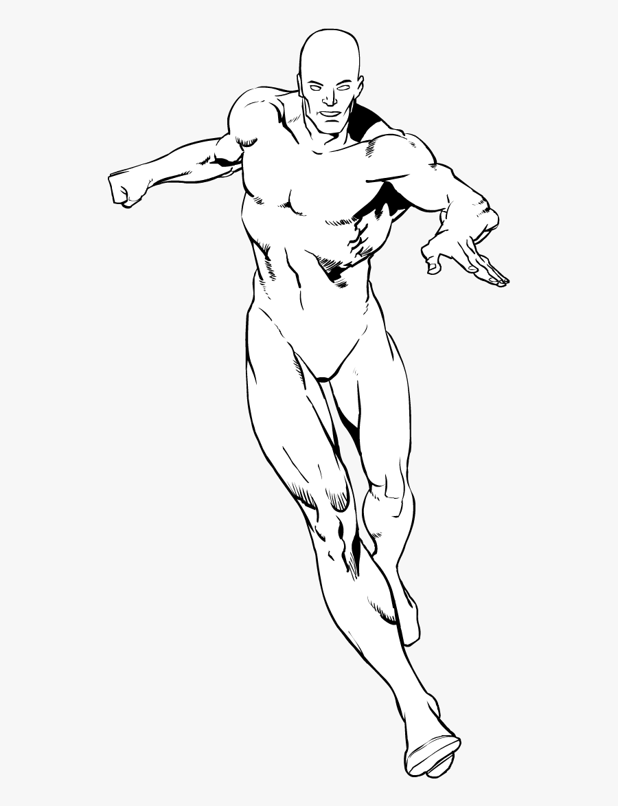 Free Blank Super-hero Clipart - Blank Superhero, Transparent Clipart