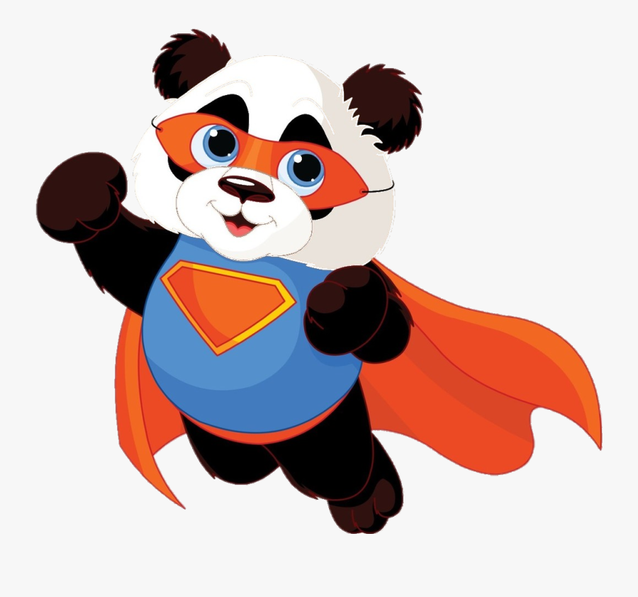 Panda Super Hero Clipart , Png Download - Panda Super Hero, Transparent Clipart