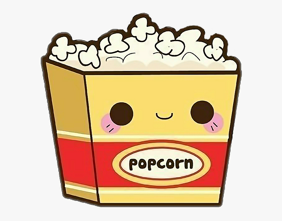 Svg Transparent Library Tumblr At Getdrawings Com - Kawaii Popcorn Drawing, Transparent Clipart