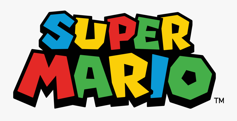 Super Mario - Logo Super Mario Bros, Transparent Clipart