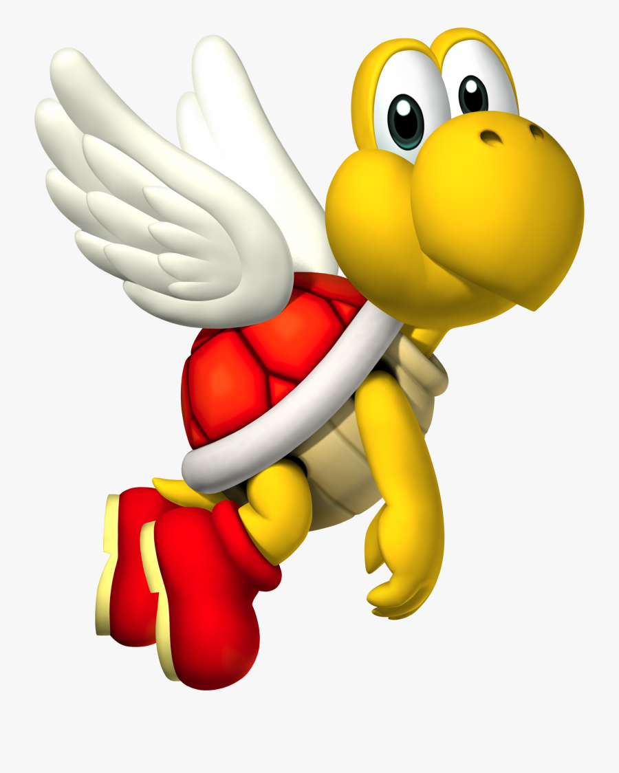 Koopa Paratroopa - Mario Paratroopa, Transparent Clipart