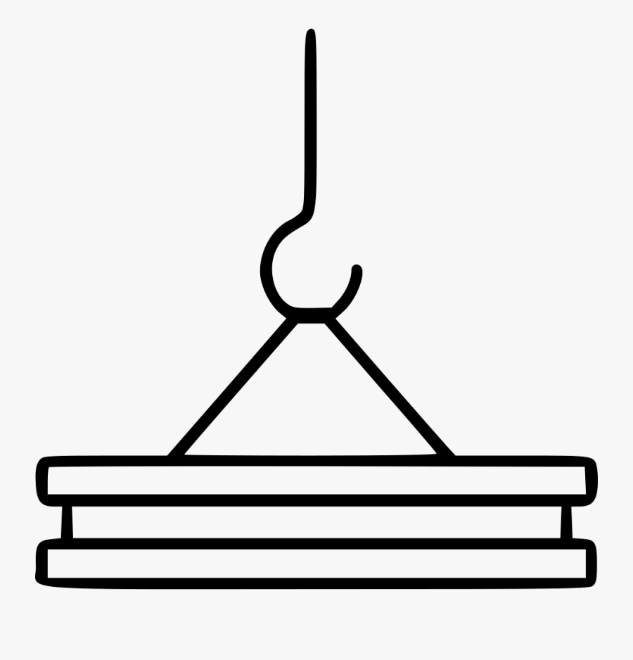 Hook Engineering Industrial Equipment - White Crane Hook Icon, Transparent Clipart