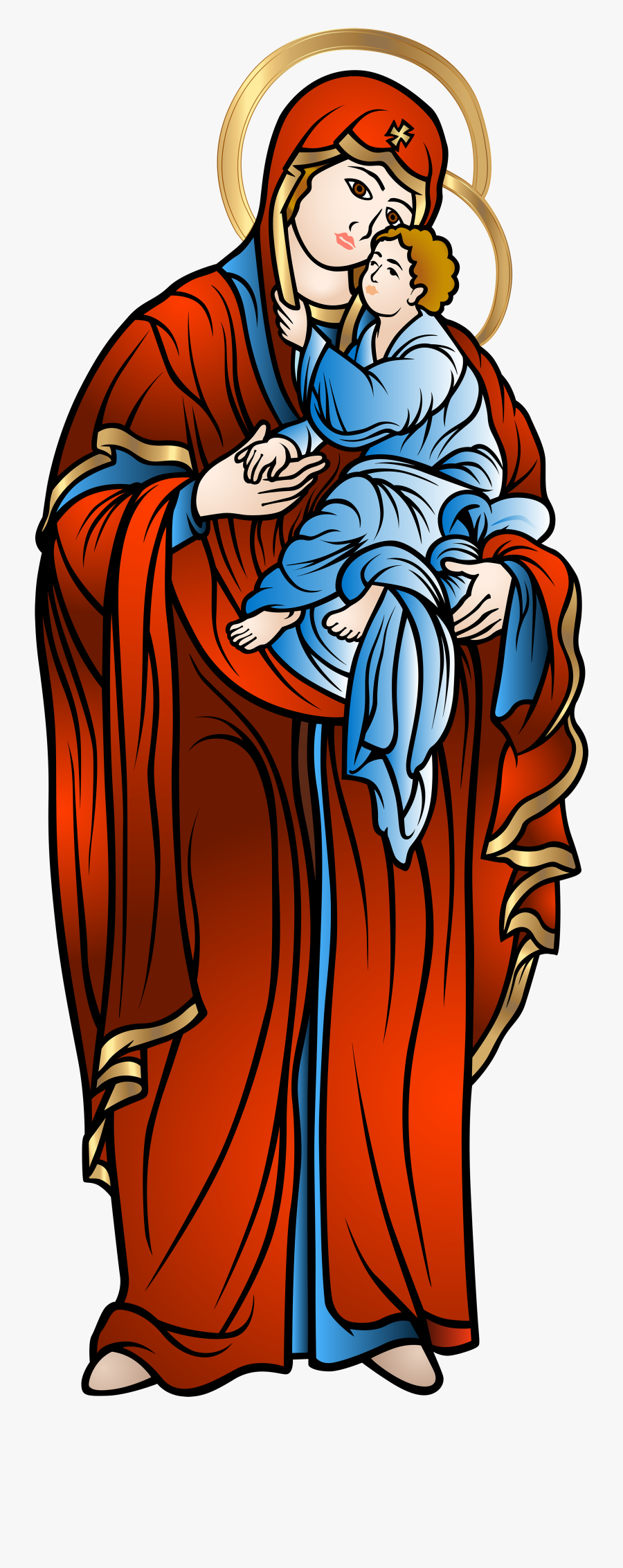 Transparent Virgin Mary Png - Virgin Mary Hd Png, Transparent Clipart