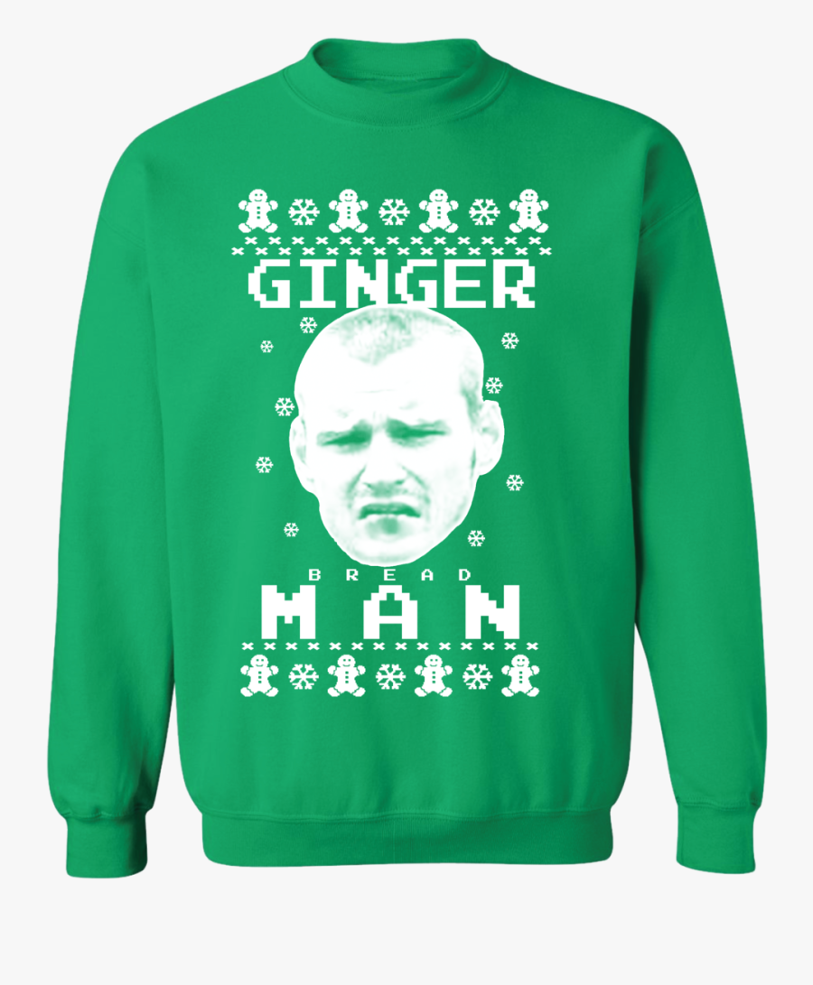 Jbgingergreen - Johnny Bananas Gingerman Sweater, Transparent Clipart