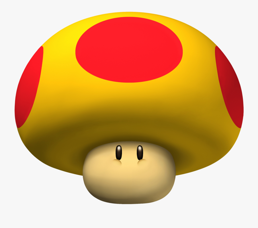 Mario Clipart Red Mushroom - Mario Kart Big Mushroom, Transparent Clipart