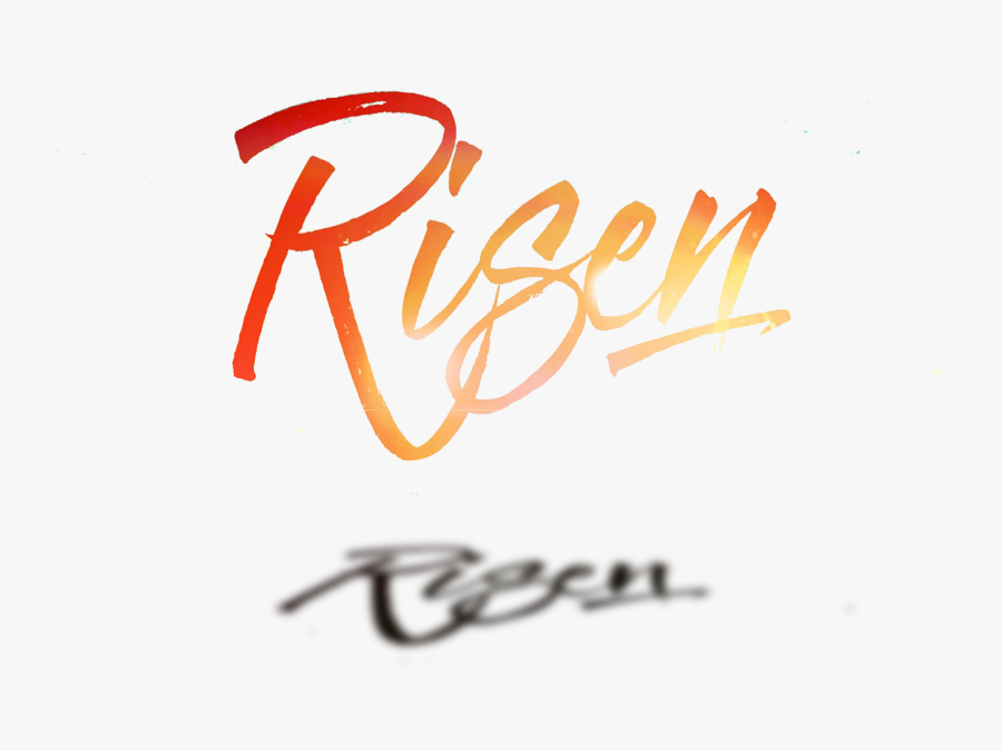 Risen - Calligraphy - Calligraphy, Transparent Clipart