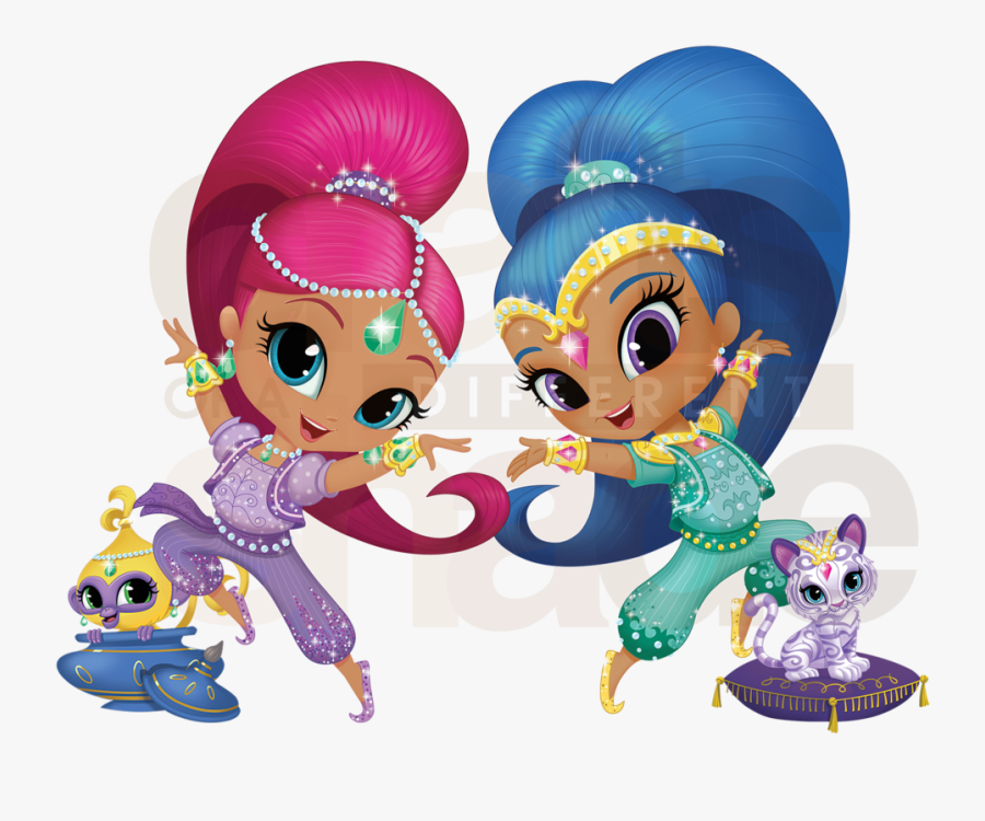 Clip Art African American - Png Shimmer And Shine, Transparent Clipart