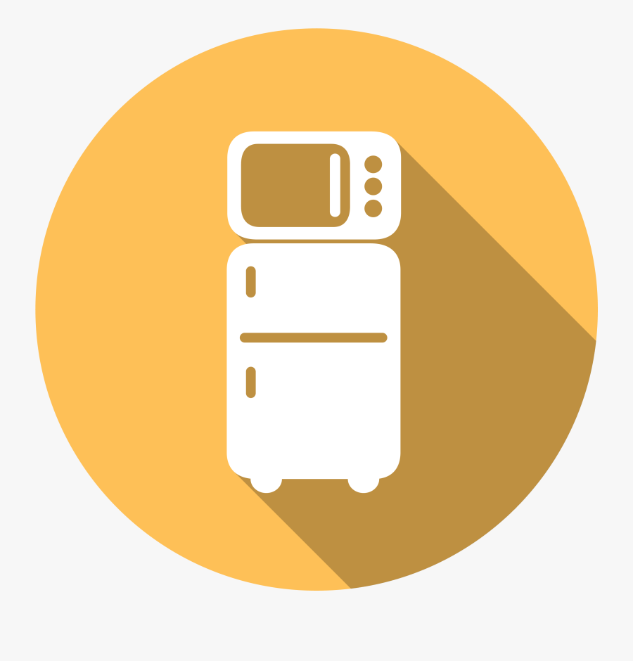 Fridge Rental Icon Housing - Microwave Fridge Icon, Transparent Clipart