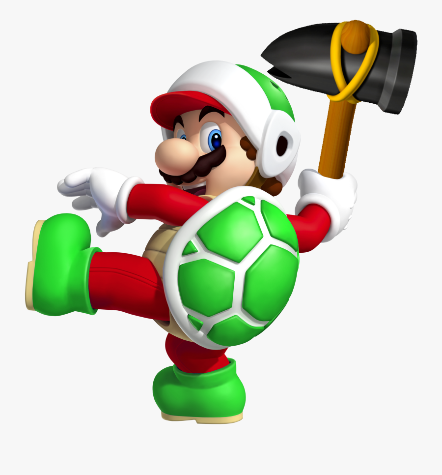 Transparent Sledge Clipart - Hammer Bro Mario Power Up, Transparent Clipart