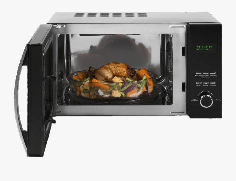 Dish In Combi Grill Microwave - Microwave Oven, Transparent Clipart