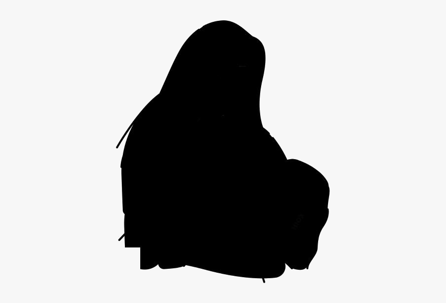 Mary Baby Jesus Png Free Clipart - Silhouette, Transparent Clipart