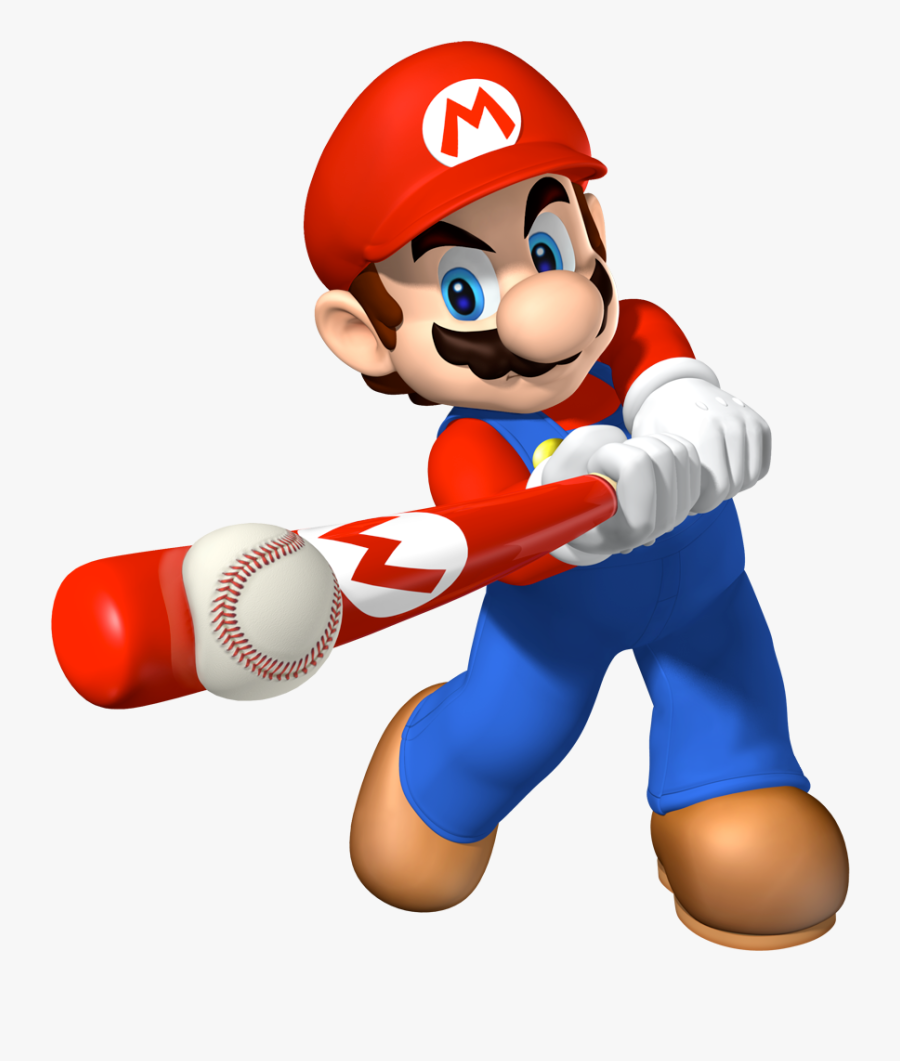 Png In Web Icons - Mario Super Sluggers Mario, Transparent Clipart