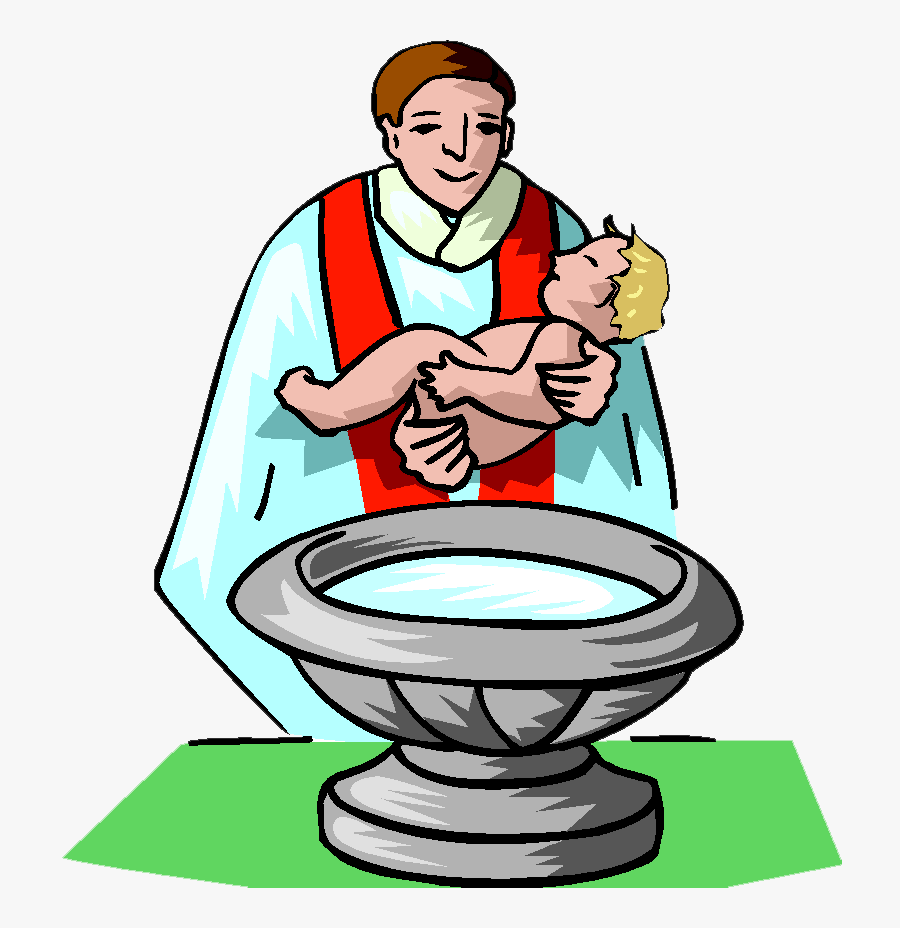 Baby Kid Churches Religious - Clip Art Baptism, Transparent Clipart