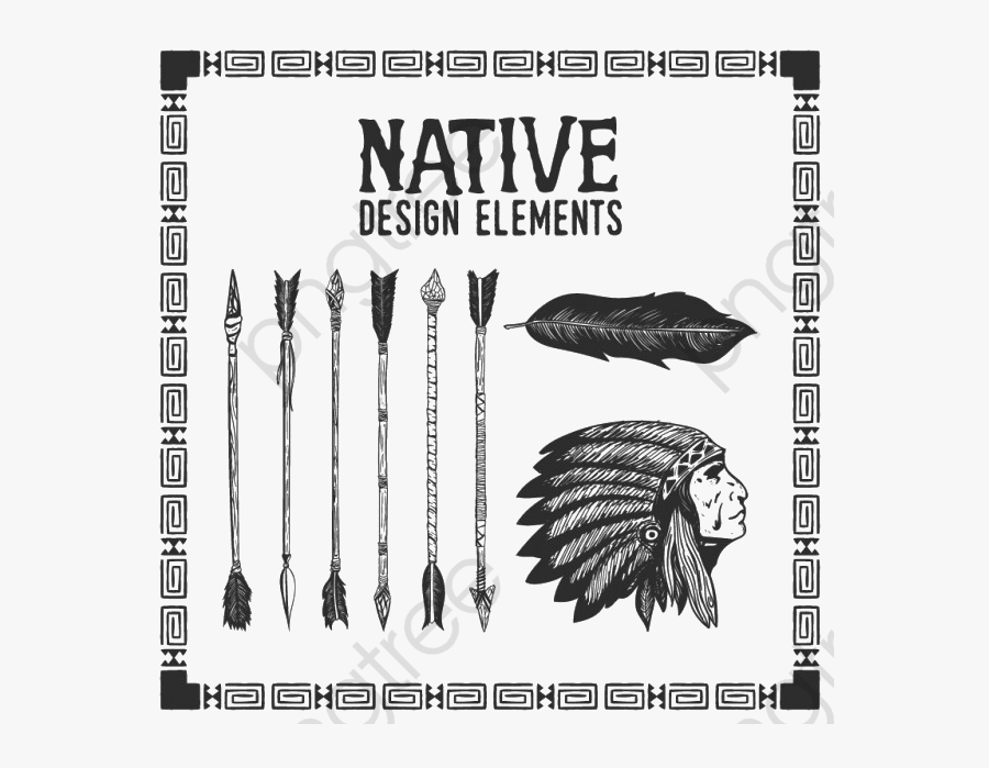 Indian Element - Dia Do Indio Post, Transparent Clipart