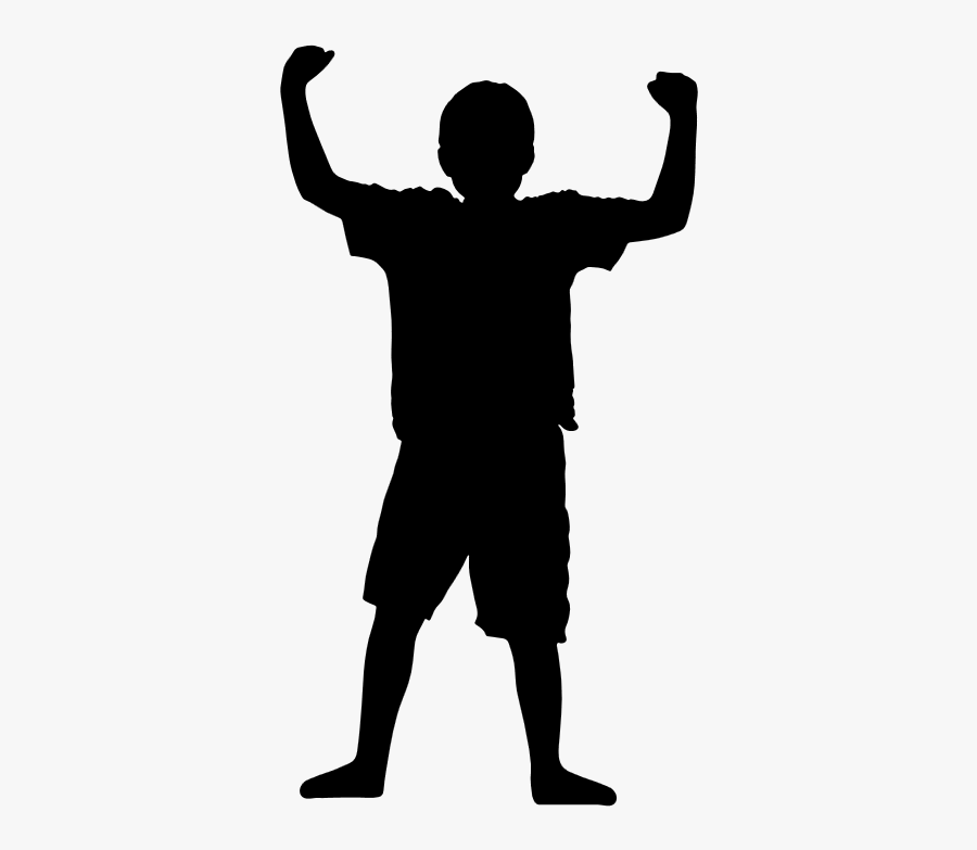 Motivational Clipart Transparent - Boy Silhouette Png, Transparent Clipart