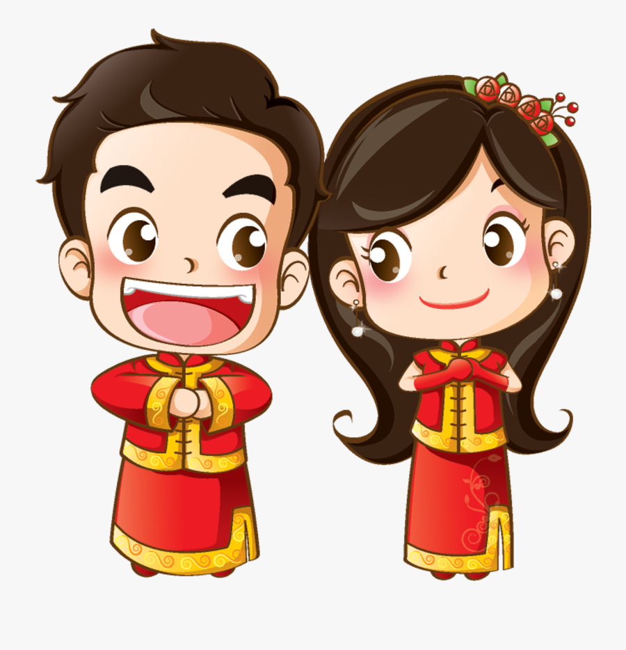 Wedding Color Clipart Indian Png - Cartoon Wedding Png, Transparent Clipart
