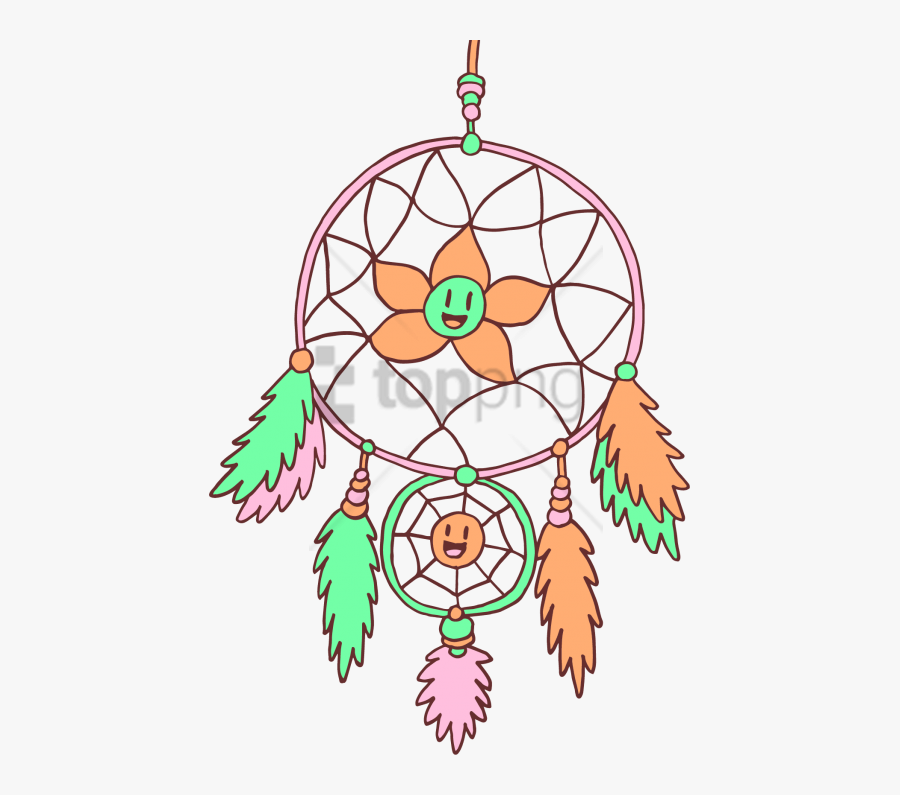 Dream Catcher Clipart Arrow - Dream Catcher Animated Cute, Transparent Clipart