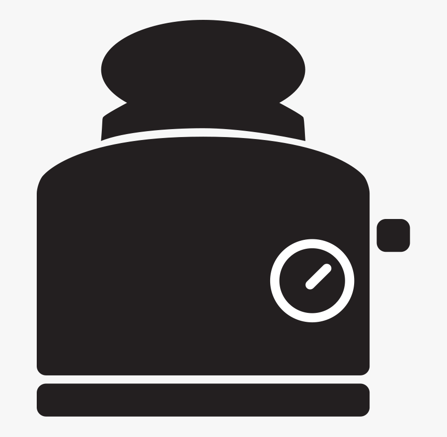 Toaster Kitchen Computer Icons Microwave Ovens - Vector Toaster, Transparent Clipart