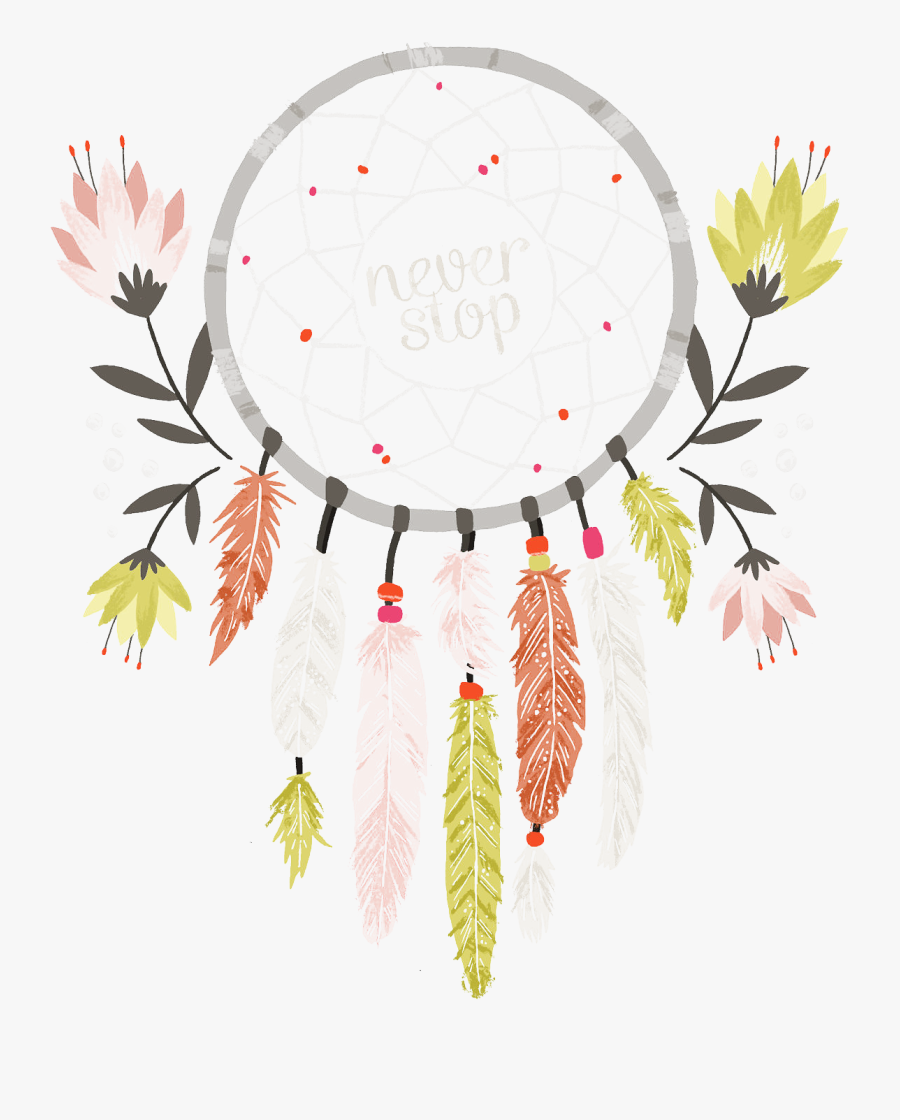 Dreamcatcher Clip Art - Never Stop Dreaming Dreamcatcher, Transparent Clipart