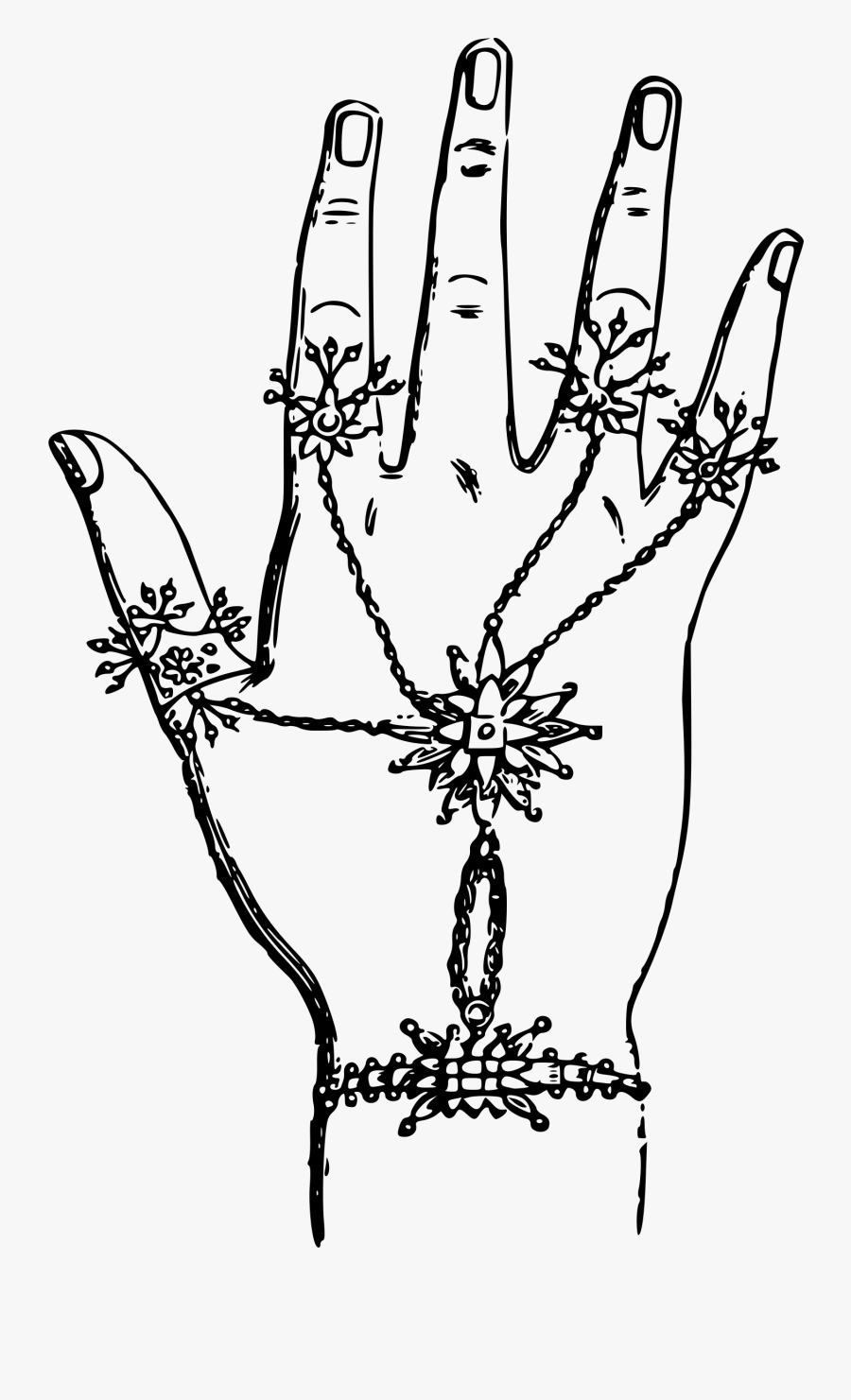 Clip Transparent Jewellery Drawing Black And White - Jewellery Clip Art Black And White, Transparent Clipart