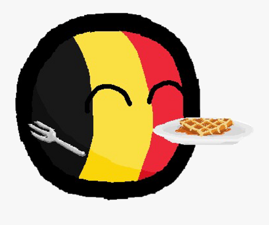 Belgiumball Countryballs Belgium Freetoedit - Belgium Countryball, Transparent Clipart