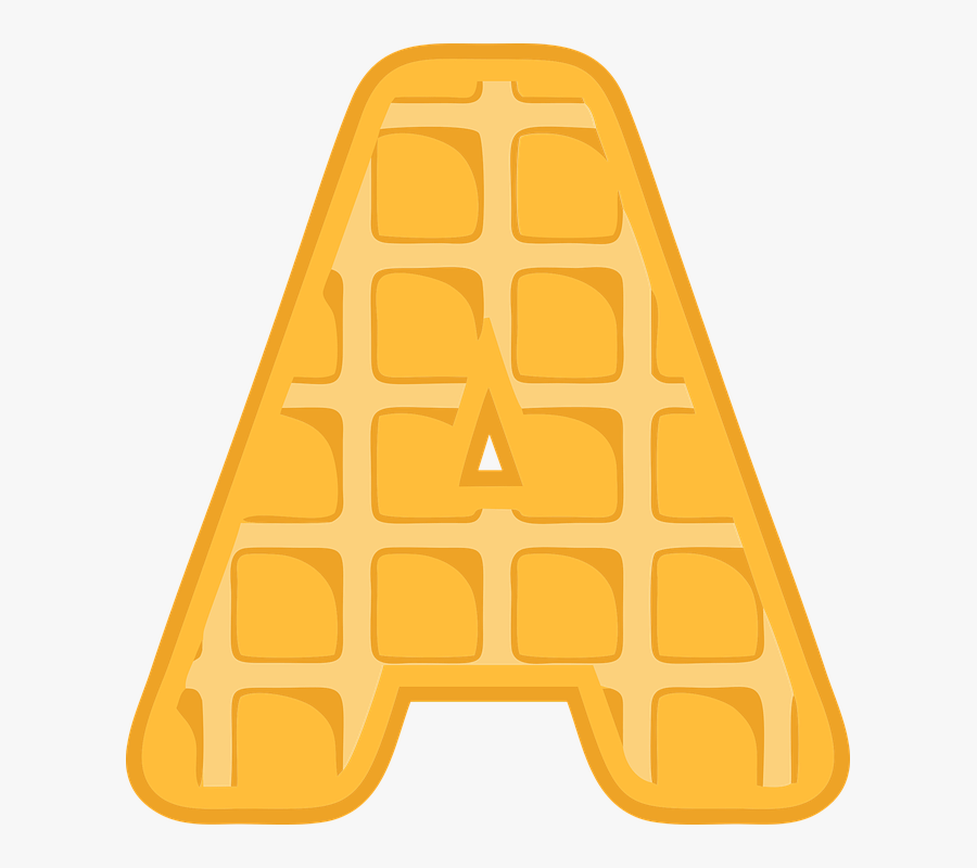 Waffle Clipart Chocolate Waffle - Waffle Letters, Transparent Clipart