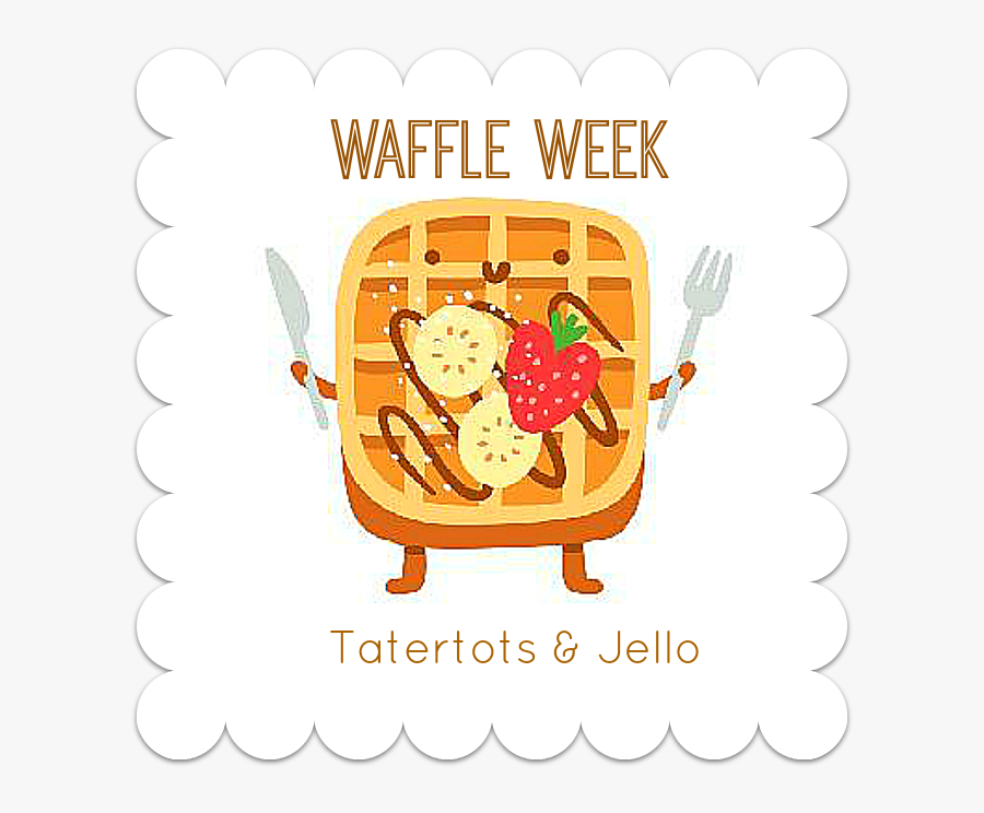 Waffle Week - Birthday Party Lunch Invitation, Transparent Clipart