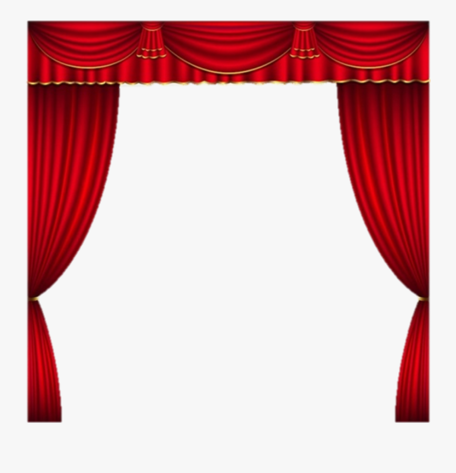 Cropped Curtains, Transparent Clipart