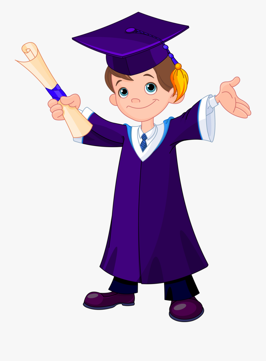 Boy Graduate Clipart, Transparent Clipart