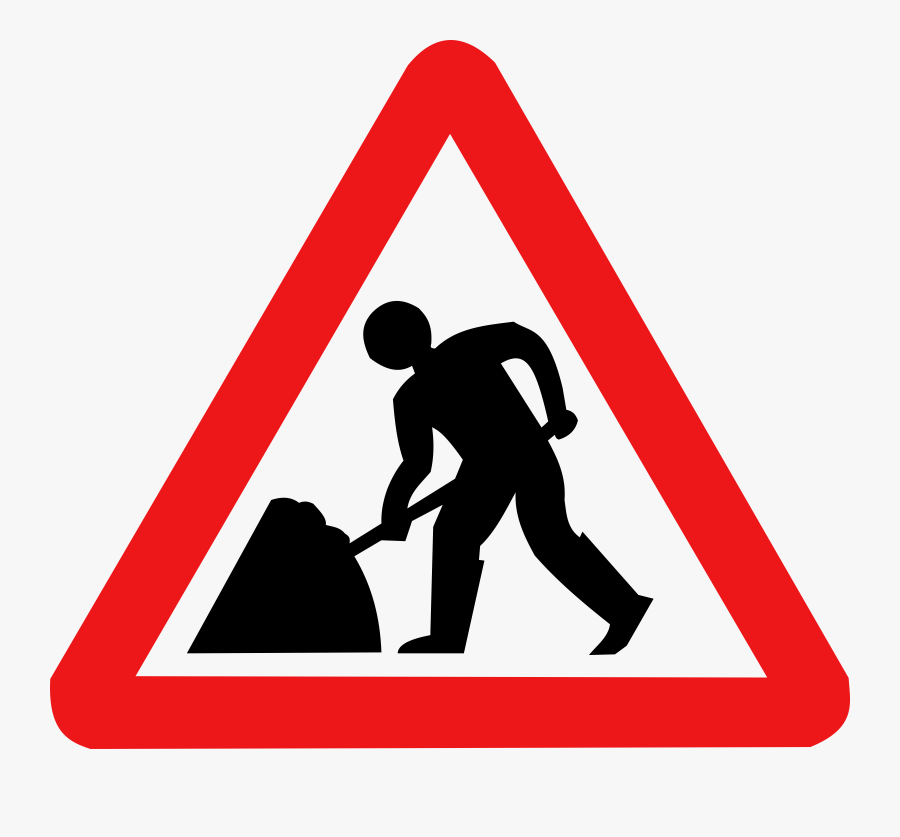 Men At Work - Traffic Signs Men At Work, Transparent Clipart