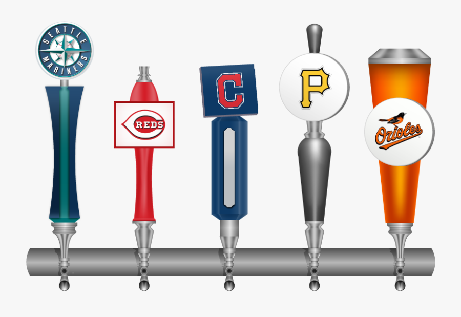 Budweiser Tap Brewery Clip Art Baseball Field Ⓒ - Beer Tap Handles Clipart, Transparent Clipart