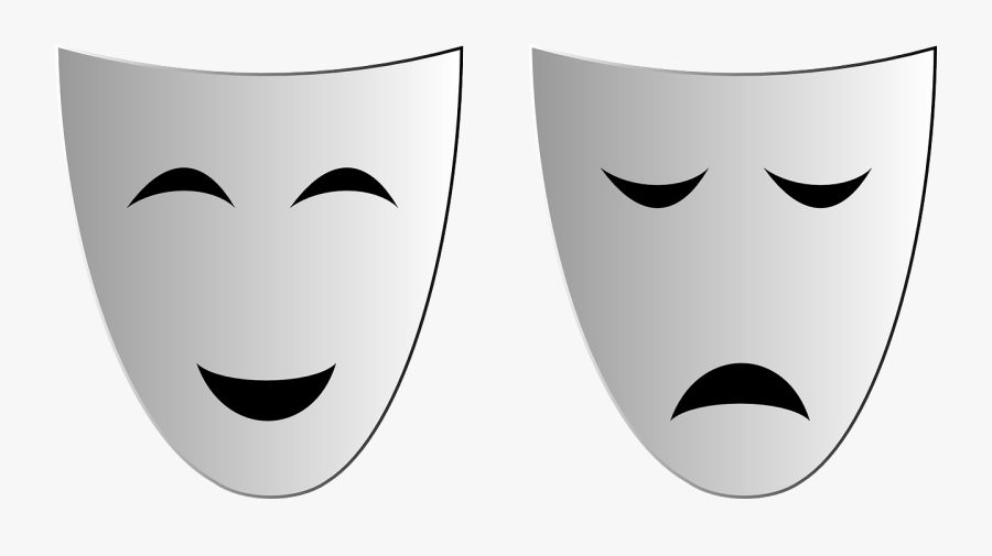 Theatre - Mask Personality Clipart, Transparent Clipart