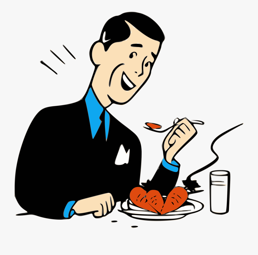 Transparent Cartoon Eating Png, Transparent Clipart