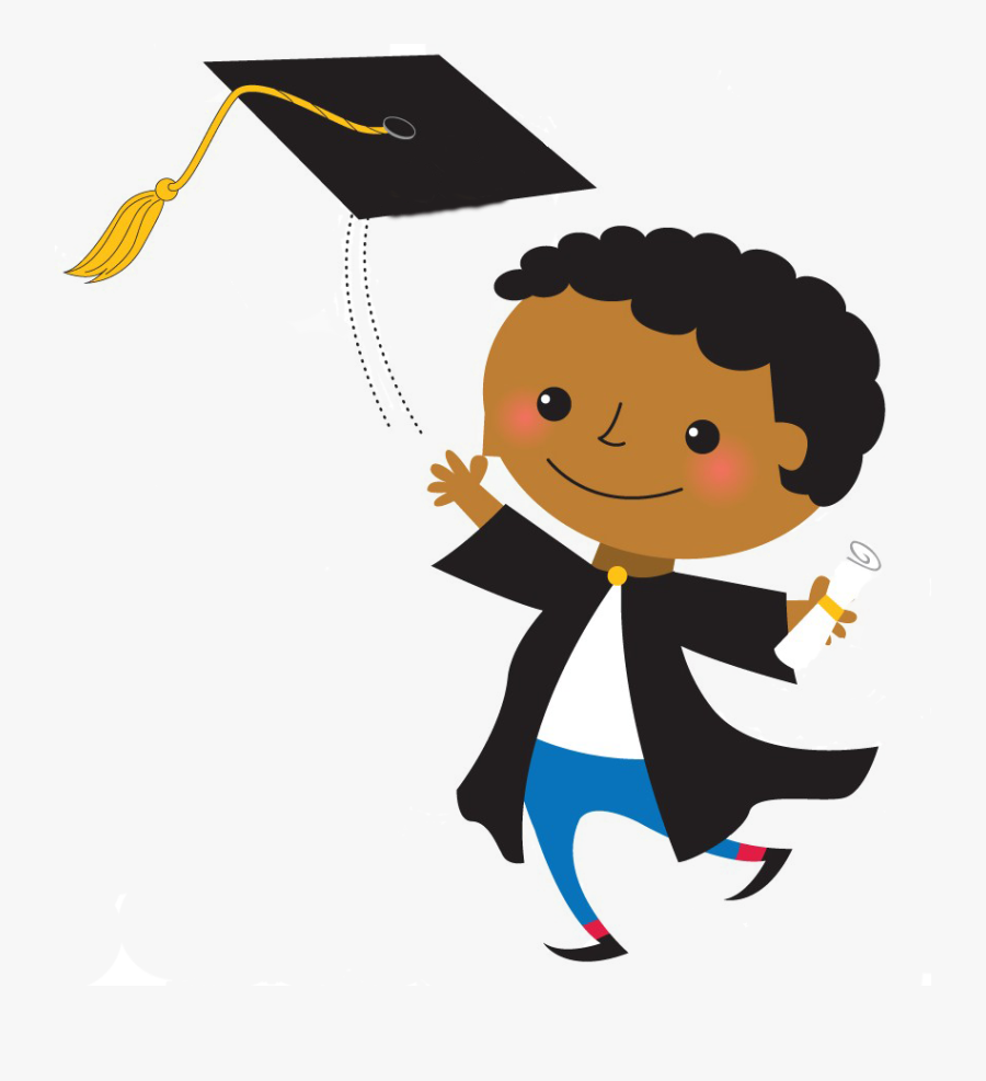 Be College Ready - Cartoon Graduation Transparent Background, Transparent Clipart