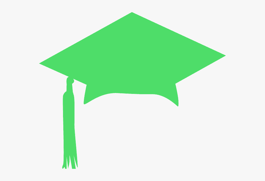Graduation Pink Silhouette, Transparent Clipart