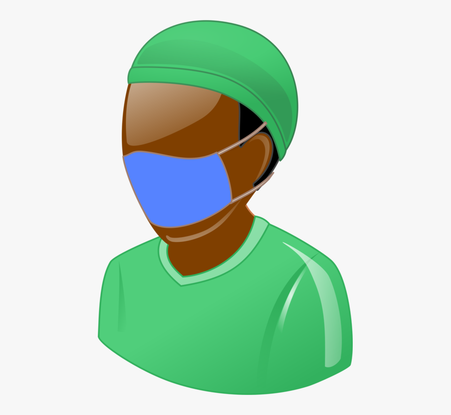 Neck,cap,green - Surgery, Transparent Clipart